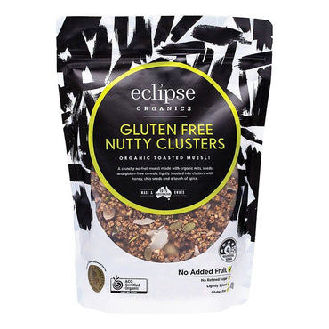 Eclipse Organics Muesli, Toasted Gluten Free Nutty Clusters  400g